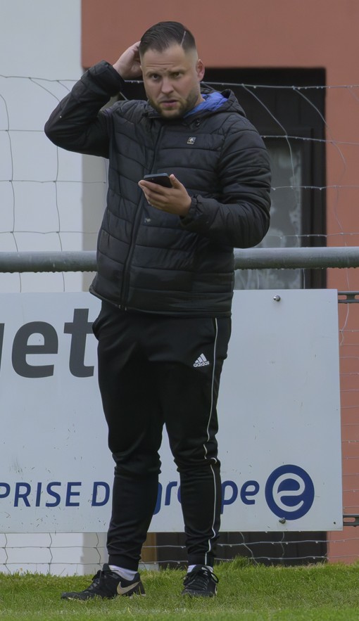 Loïc Griselli, l'homme qui a redonné de l'envie à nos seniors. (Photo Alain Boillat) FC TT 30+ vs. Ajoie Monterri 8:2