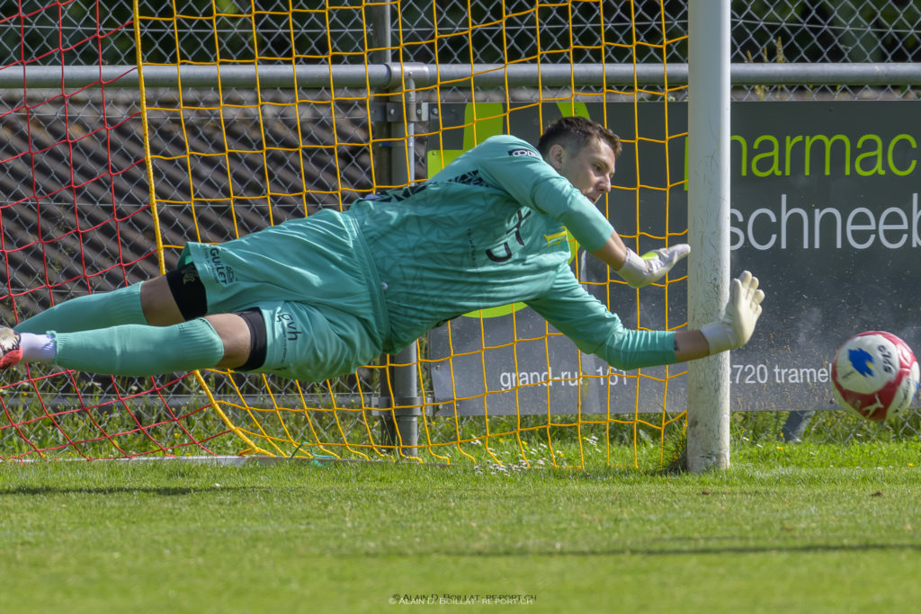 Breogan Espasandin a joué presque tout le match en étant blessé. (Photo d'archives Alain Boillat) FC Tavannes Tramelan vs. FC Grünstern 1:0
