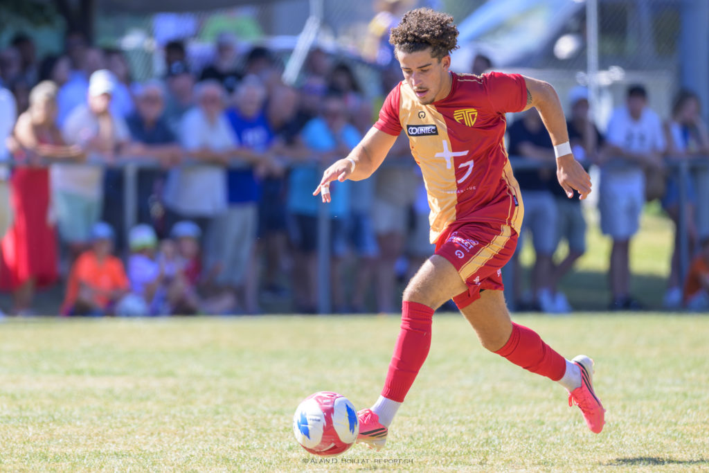 Un but et deux passes décisives à l'actif de Noé Rodrigues. (Photo d'archives Alain Boillat) FC Tavannes/Tramelan-FC Porrentruy 2:1