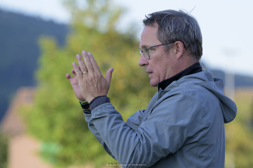 David Quain: une pointure à la tête du FCTT. (Photo Alain Boillat) FC Tavannes/Tramelan (2e)-FC Bosna Neuchâtel I (2e Int.)match